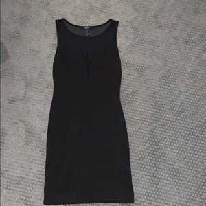 Black mini dress